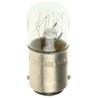 RS PRO Indicator Light, Clear Lens, 260V, 7W, 27mA, BA15D Base, 2000h Lifespan BA15D
