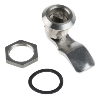 Euro-Locks a Lowe & Fletcher group Company Stainless Steel Triangular Lock, 13 mm Panel-to-Tongue, 20.2 x 22.2 mm 06801830