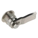 Steinbach & Vollman Stainless Steel Tumbler Lock, 20 mm Panel-to-Tongue Depth, 20.2 x 20.2 mm Cutout, Key Unlock 341-0191