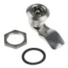 Steinbach & Vollman Stainless Steel Tumbler Lock 13 mm Panel-to-Tongue Depth Key Unlock Model 341-0185