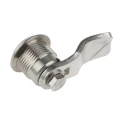 Steinbach & Vollman Stainless Steel Tumbler Lock 13 mm Panel-to-Tongue Depth Key Unlock Model 341-0185