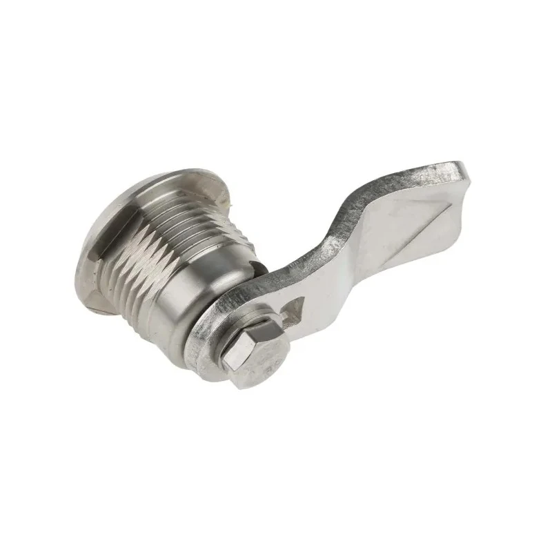 Steinbach & Vollman Stainless Steel Tumbler Lock 13 mm Panel-to-Tongue Depth Key Unlock Model 341-0185