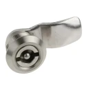 Steinbach & Vollman Stainless Steel Tumbler Lock 13 mm Panel-to-Tongue Depth Key Unlock Model 341-0185