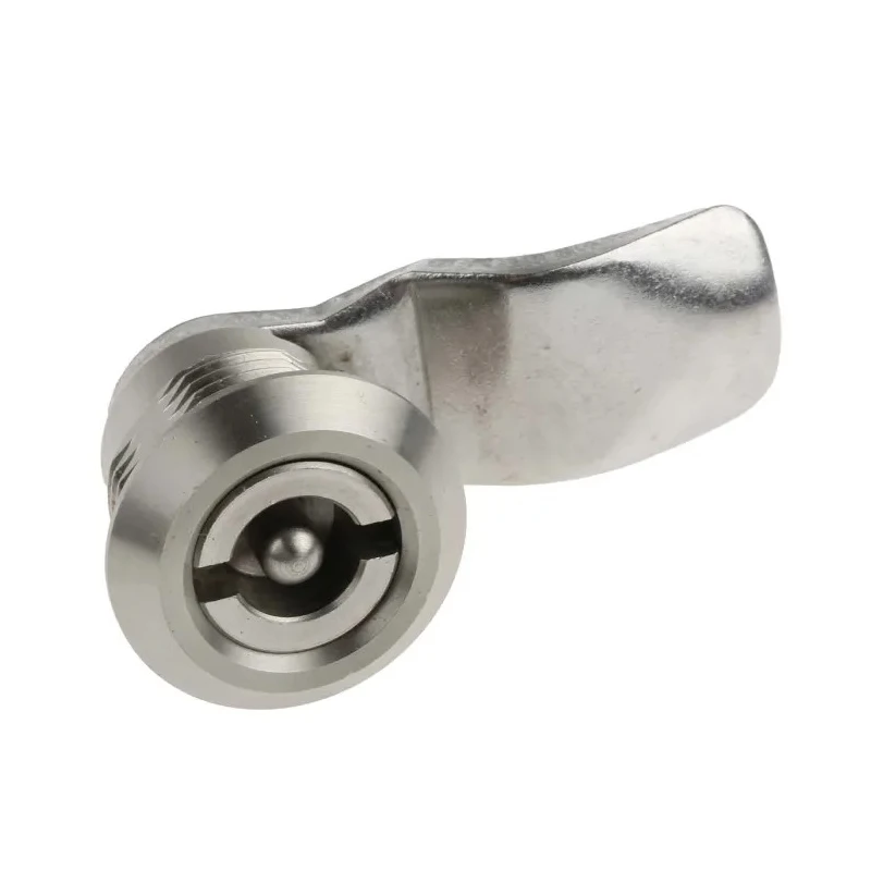 Steinbach & Vollman Stainless Steel Tumbler Lock 13 mm Panel-to-Tongue Depth Key Unlock Model 341-0185