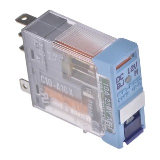 Releco PCB Power Relay 12V DC Coil 10A Switching Current SPDT C10-A10X / DC 12 V