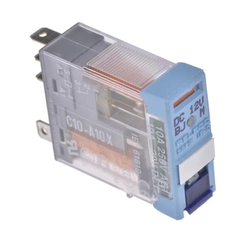 Releco PCB Power Relay 12V DC Coil 10A Switching Current SPDT C10-A10X / DC 12 V