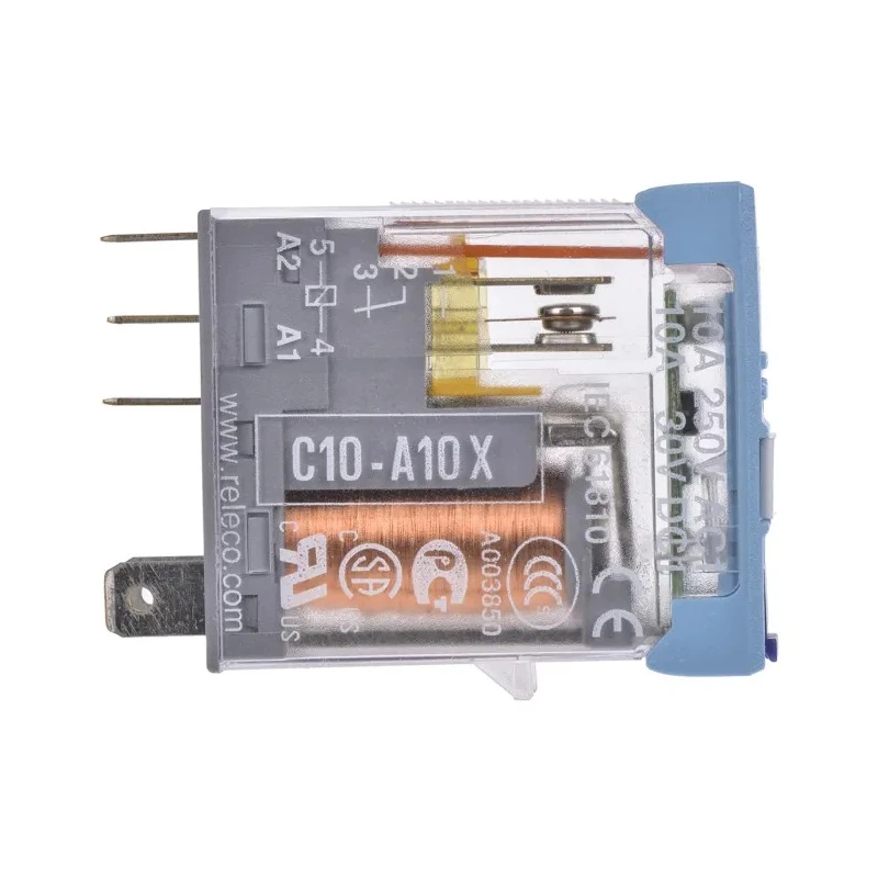 Releco PCB Power Relay 12V DC Coil 10A Switching Current SPDT C10-A10X / DC 12 V