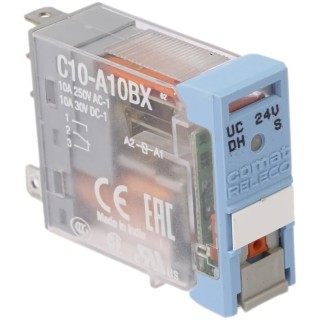 Releco Power Relay 24V AC/DC Coil 10A Switching Current SPDT C10-A10BX / AD 24 V