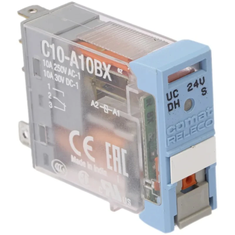 Releco Power Relay 24V AC/DC Coil 10A Switching Current SPDT C10-A10BX / AD 24 V