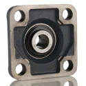 SKF 4 Hole Flange Bearing Unit 15 mm Inside Diameter Cast Iron Material FY 15 TF