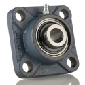 SKF 4 Hole Flange Bearing Unit 15 mm Inside Diameter Cast Iron Material FY 15 TF