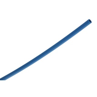 TE Connectivity Heat Shrink Tubing Blue 1.6 mm Sleeve Diameter x 1.2 m Length Polyolefin Flame Retardant RNF-100-1/16-6-STK