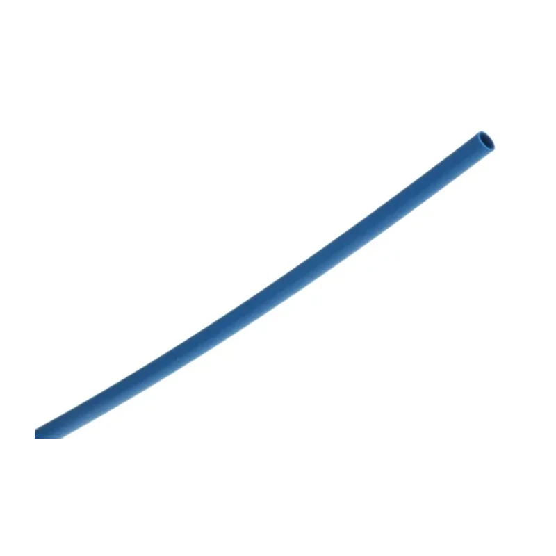 TE Connectivity Heat Shrink Tubing Blue 1.6 mm Sleeve Diameter x 1.2 m Length Polyolefin Flame Retardant RNF-100-1/16-6-STK