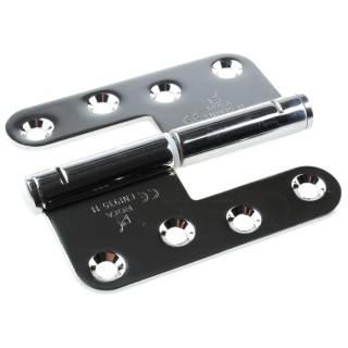 ROCA Electro Polished 316 Stainless Steel Lift Off Hinge with Fixed Pin Screw Fixing 110mm x 98mm x 3mm 93 08 56