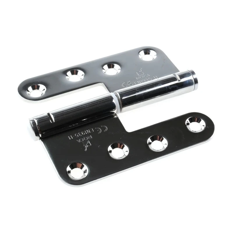 ROCA Electro Polished 316 Stainless Steel Lift Off Hinge with Fixed Pin Screw Fixing 110mm x 98mm x 3mm 93 08 56