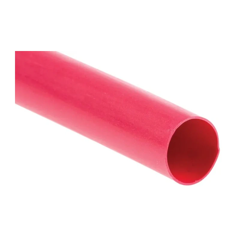 TE Connectivity Heat Shrink Tubing Red 9.5 mm Sleeve Diameter 1.2 m Length 2:1 Shrink Ratio Polyolefin RNF-100-3/8-2-STK