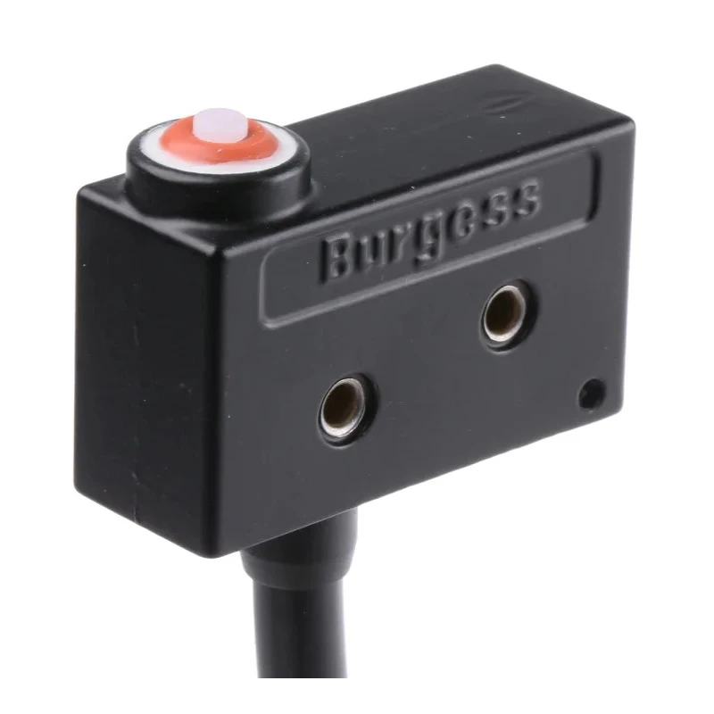 Saia-Burgess Pin Plunger Micro Switch, Pre-Wired Terminal, 10A, 250 V ac, SPDT, IP67 43606