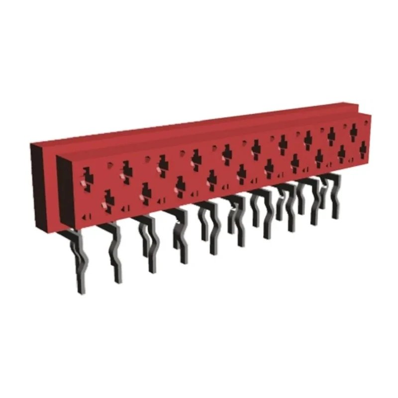 TE Connectivity Micro-MaTch Series Right Angle Through Hole PCB Socket 20-Contact 2 Row 2.54 mm Pitch Solder 9-215460-0