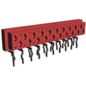 TE Connectivity Micro-MaTch Series Right Angle Through Hole PCB Socket 20-Contact 2 Row 2.54 mm Pitch 230V 1.5A 9-215460-0