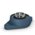 SKF 2 Hole Oval Flanged Ball Bearing Unit 20 mm Inside Diameter Cast Iron FYTB 20 TF