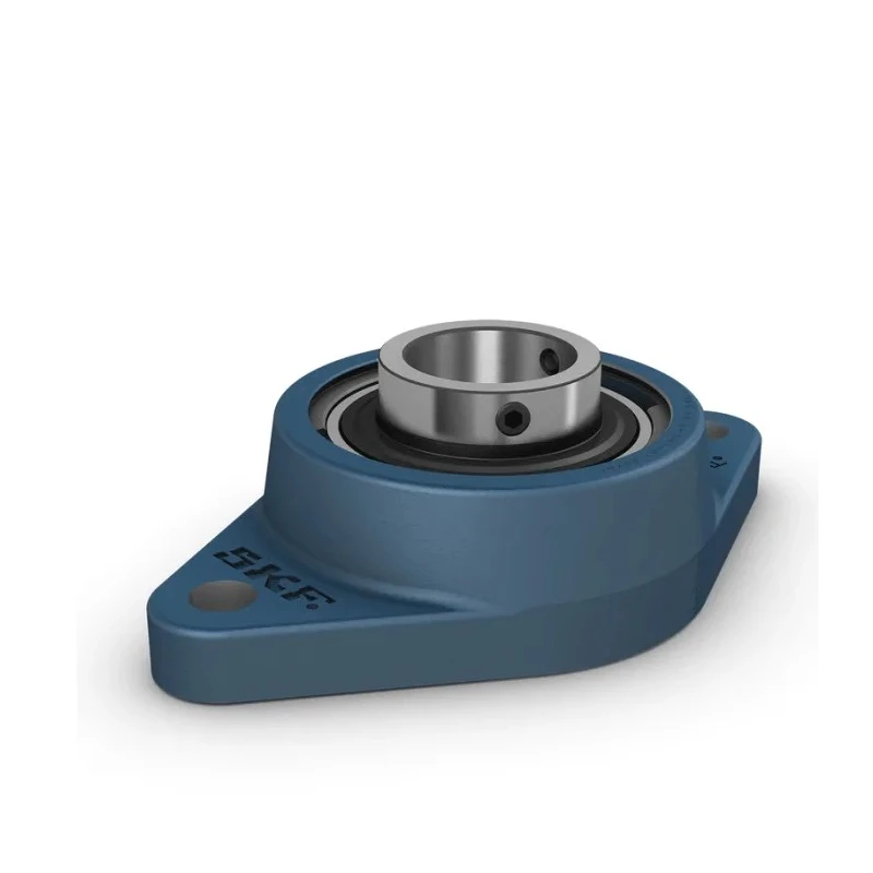 SKF 2 Hole Oval Flanged Ball Bearing Unit 20 mm Inside Diameter Cast Iron FYTB 20 TF