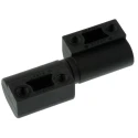 Southco Black Powder Coated Nylon Barrel Hinge, Lift Off Pin, Screw Fixing, 58mm x 21.5mm x 14.3mm 96-50-310-11