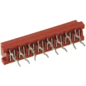 TE Connectivity Micro-MaTch Series Straight Through Hole PCB Socket, Female-On-Board, 16-Contact, 2 Row, 2.54 mm 8-215079-6