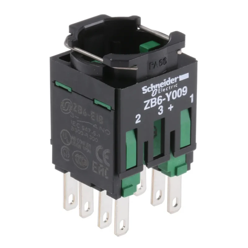 Schneider Electric Harmony Series Contact Block, 250V, 2 NO ZB6Z3B