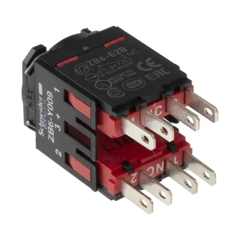 Schneider Electric Harmony Series Contact Block 250V, 2 NC ZB6Z4B