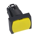 Schneider Electric Harmony XB6 Series Yellow Rectangular Spring Return Push Button Head 16 mm Cutout IP65 ZB6DA5