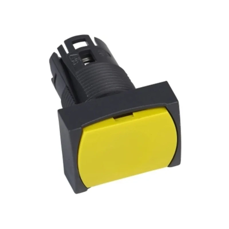 Schneider Electric Harmony XB6 Series Yellow Rectangular Spring Return Push Button Head 16 mm Cutout IP65 ZB6DA5