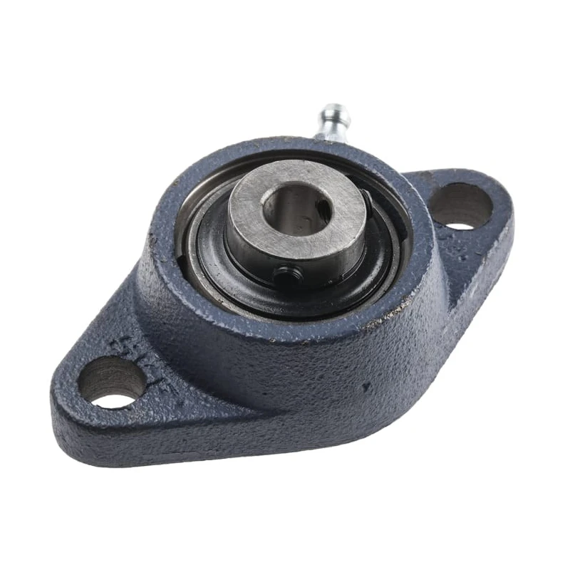SKF 2 Hole Flange Bearing Unit 12 mm Inside Diameter Cast Iron Housing 98.5x57x32.9 mm FYTB 12 TF