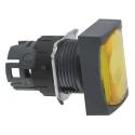 Schneider Electric Harmony XB6 Series Yellow Spring Return Push Button Head 16mm Cutout IP65 ZB6DW5