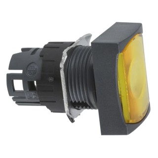 Schneider Electric Harmony XB6 Series Yellow Spring Return Push Button Head 16mm Cutout IP65 ZB6DW5
