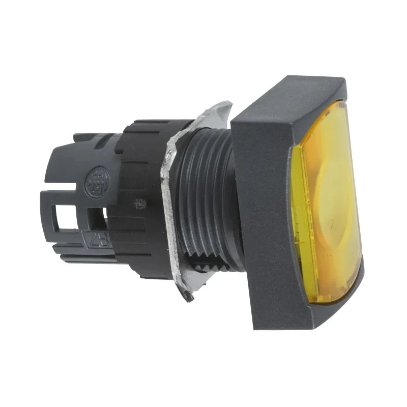 Schneider Electric Harmony XB6 Series Yellow Spring Return Push Button Head 16mm Cutout IP65 ZB6DW5