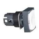 Schneider Electric Harmony XB6 Series White Spring Return Push Button Head 16 mm Cutout IP65 ZB6DA1
