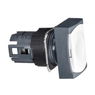 Schneider Electric Harmony XB6 Series White Spring Return Push Button Head 16 mm Cutout IP65 ZB6DA1