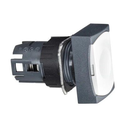 Schneider Electric Harmony XB6 Series White Spring Return Push Button Head 16 mm Cutout IP65 ZB6DA1