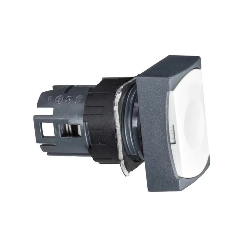 Schneider Electric Harmony XB6 Series White Spring Return Push Button Head 16 mm Cutout IP65 ZB6DA1