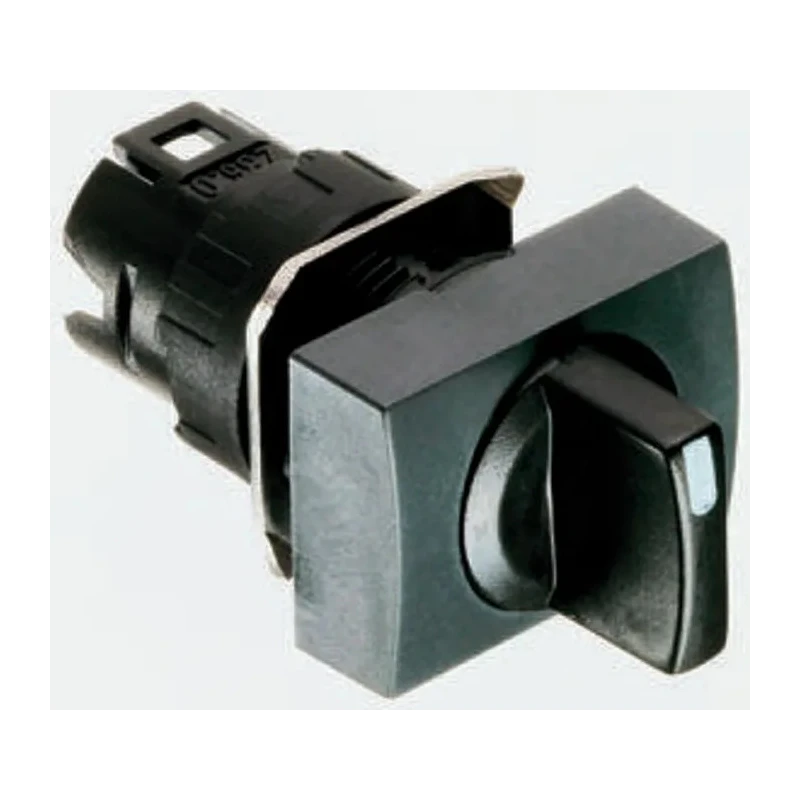 Schneider Electric Harmony Series 2 Position Selector Switch Head 16 mm Cutout Black Handle IP65 ZB6DD22