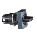 Schneider Electric Harmony Series 2 Position Selector Switch Head 16 mm Cutout Black Handle IP65 ZB6DD22
