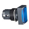 Schneider Electric Harmony XB6 Series Blue Spring Return Rectangular Push Button Head 16 mm Cutout IP65 ZB6DW6