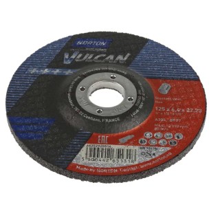 Norton Aluminium Oxide Abrasive Grinding Disc 125 mm Diameter P30 Grit 66252925514
