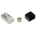Bel-Stewart 940-SP Series RJ45 Connector Male Shielded Cable Mount Modular Jack 1 Port 8 Ways RJ45