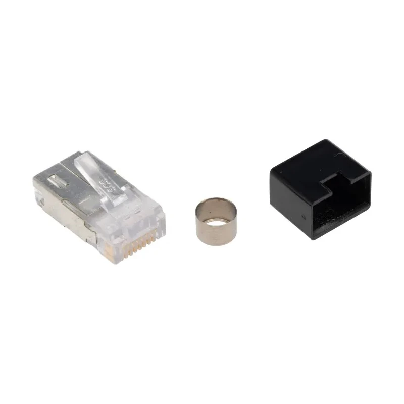 Bel-Stewart 940-SP Series RJ45 Connector Male Shielded Cable Mount Modular Jack 1 Port 8 Ways RJ45