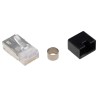 Bel-Stewart 940-SP Series RJ45 Connector Male Shielded Cable Mount Modular Jack 1 Port 8 Ways RJ45