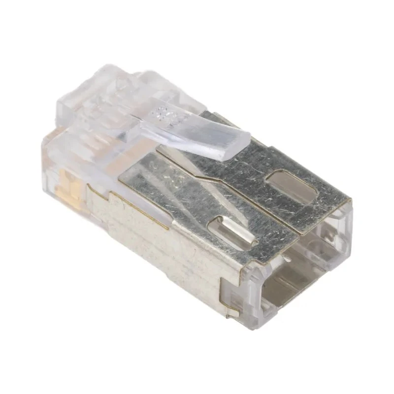 Bel-Stewart 940-SP Series RJ45 Connector Male Shielded Cable Mount Modular Jack 1 Port 8 Ways RJ45