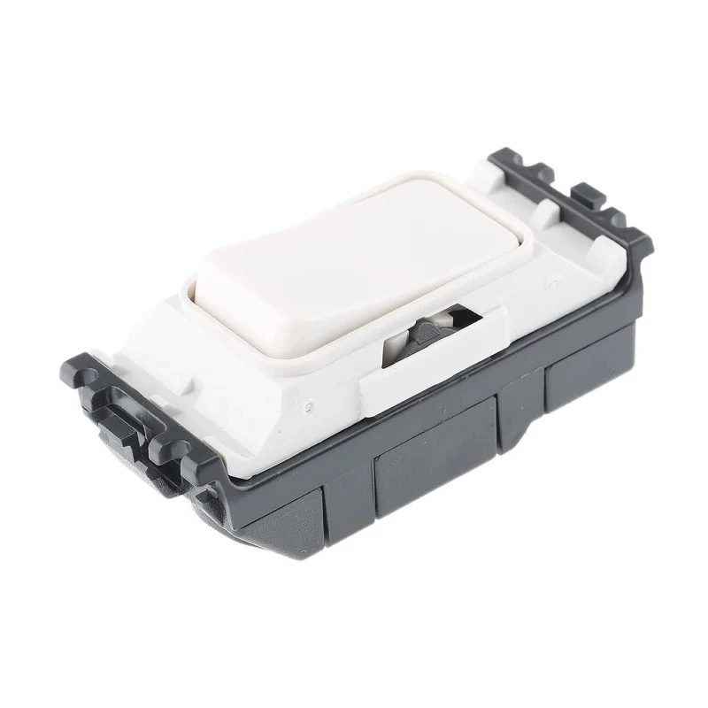 MK Electric 1 Way Switch Insert Module White 20A 250V Grid Plus Series K4893 WHI