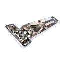 Steinbach & Vollman Zinc Tee Hinge with Fixed Pin, Screw Fixing, 127 mm Length x 213 mm Width x 10.5 mm Thickness 3.51.0153.2