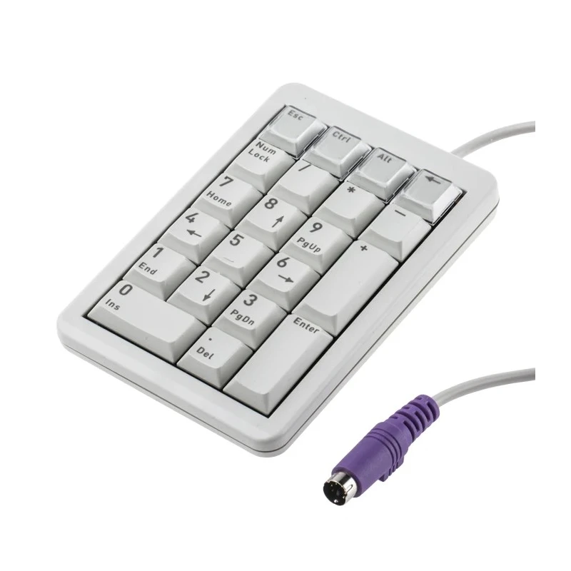 Cherry Grey Wired PS2 Numeric Keypad 21 Keys CE UL VDE FCC G84-4700LPBUS-0